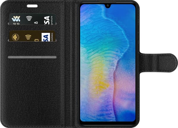 Kompatibel Tegnebogsetui til Huawei P30 lite Kobberblad orange