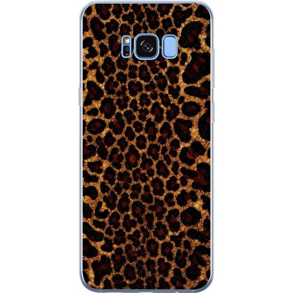Kompatibelt Mobilskal till Samsung Galaxy S8 Wild Leopard brun