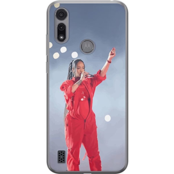 Motorola Moto E6i Läpinäkyvä kuori Rihanna – Trendsetting