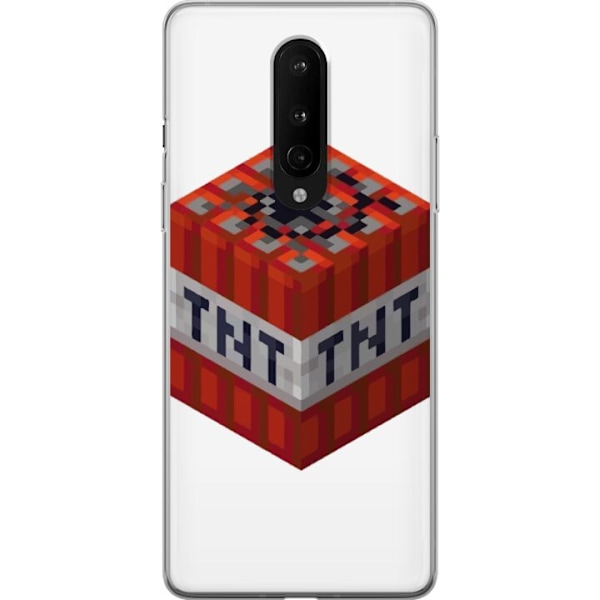 OnePlus 8 Läpinäkyvä kuori Minecraft TNT