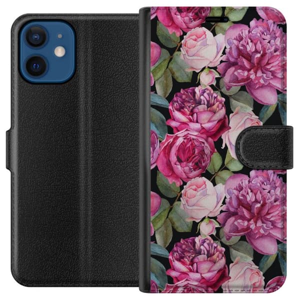 Yhteensopiva Lompakkokotelo Apple iPhone 12 mini Kukat