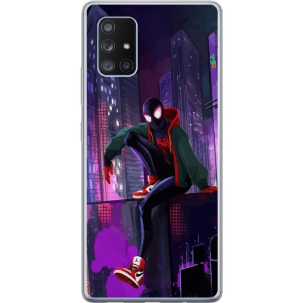 Samsung Galaxy A71 5G Gennemsigtig cover Fortnite - Spider-Man