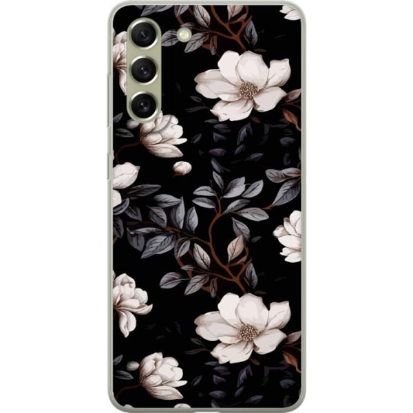 Samsung Galaxy S21 FE 5G Genomskinligt Skal Blommor Floral