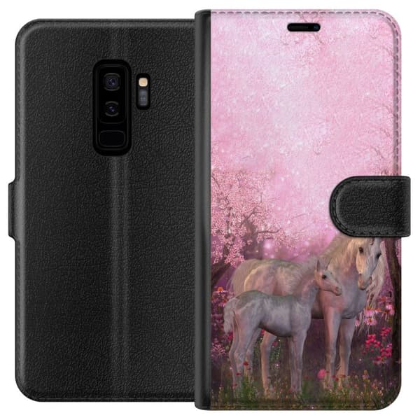 Kompatibelt Plånboksfodral till Samsung Galaxy S9+ Unicorn