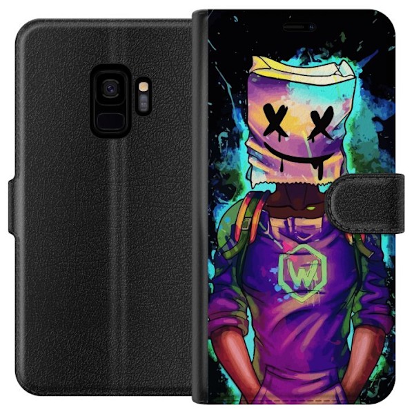 Samsung Galaxy S9 Tegnebogsetui Fortnite Marshmello