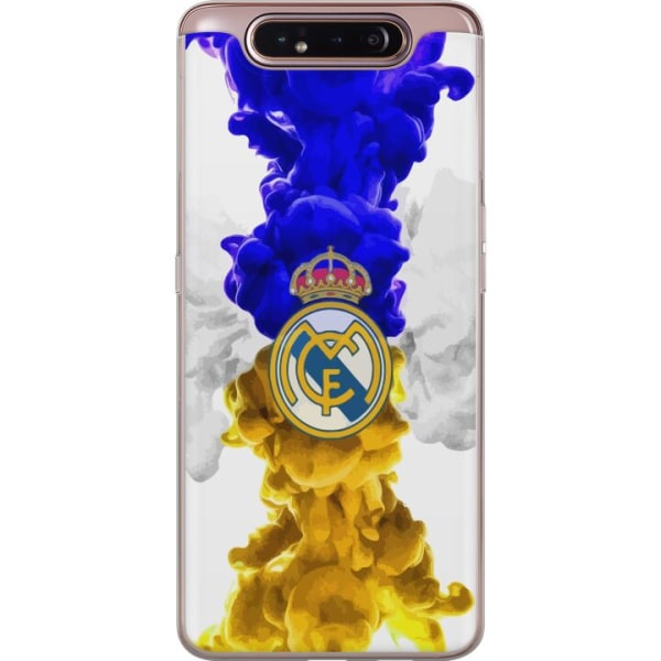 Samsung Galaxy A80 Gennemsigtig cover Real Madrid Farver