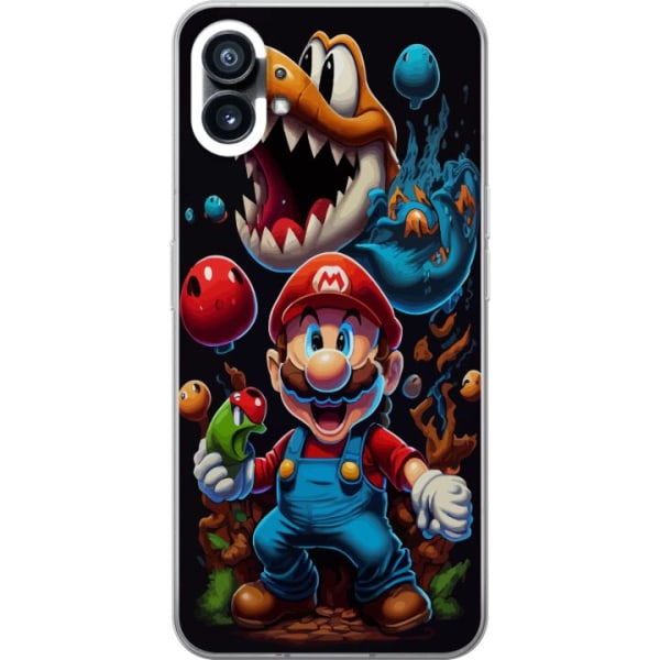 Nothing Phone (1) Gennemsigtig cover Mario og venner