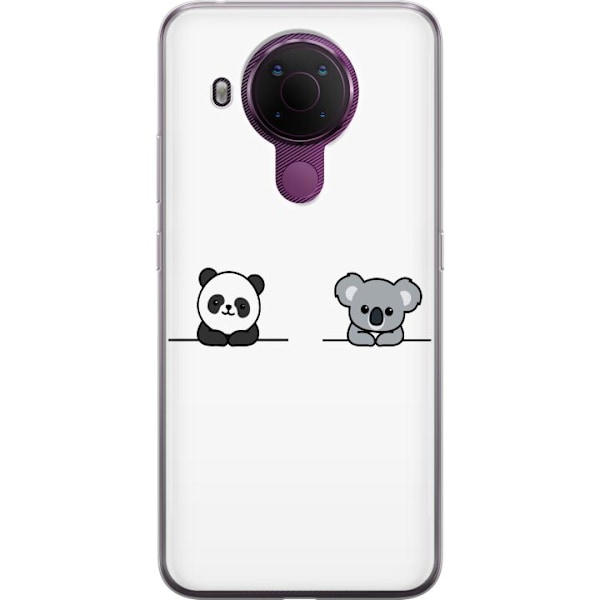 Nokia 5.4 Genomskinligt Skal Panda Koala