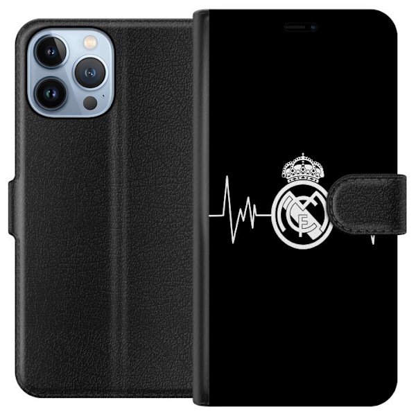 Apple iPhone 13 Pro Max Lompakkokotelo Real Madrid CF