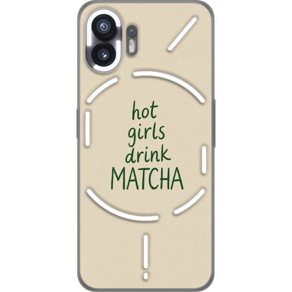 Kompatibelt Mobildeksel til Nothing Phone (2) Matcha-jenter beige