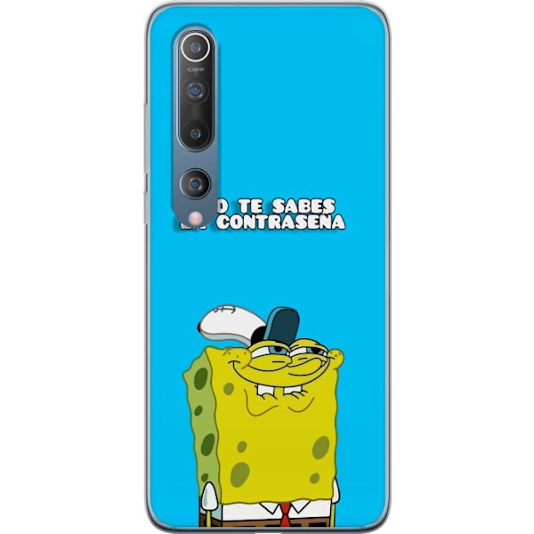 Xiaomi Mi 10 5G Gennemsigtig cover SvampeBob Firkant