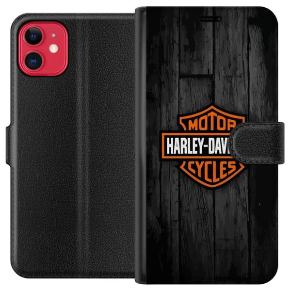 Kompatibel Tegnebogsetui til Apple iPhone 11 Motorcykel