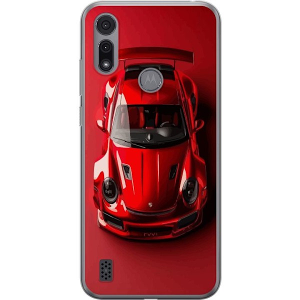 Motorola Moto E6i Genomskinligt Skal Porsche