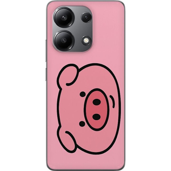 Xiaomi Redmi Note 13 4G Läpinäkyvä kuori Kawaii Piggy