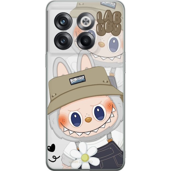 OnePlus 10T Gennemsigtig cover Labubu Minimal Mood - Enkel og stilren monsterdesign