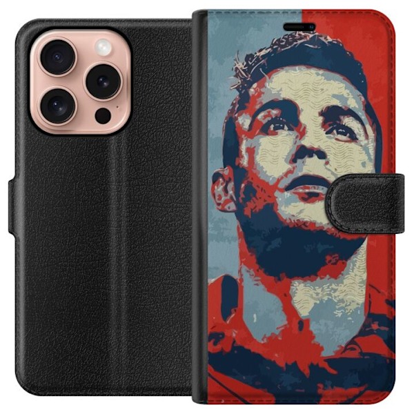 Apple iPhone 16 Pro Plånboksfodral Cristiano Ronaldo