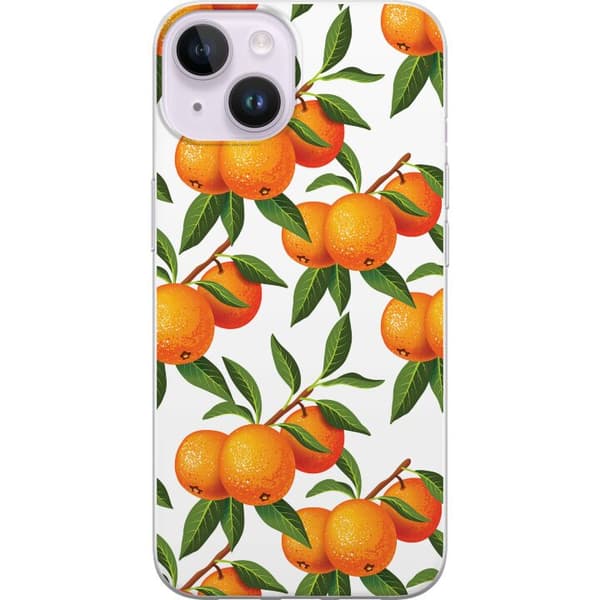 Kompatibelt Mobildeksel til Apple iPhone 14 Appelsin