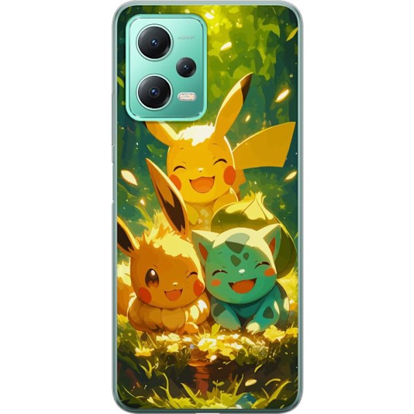 Xiaomi Redmi Note 12 Läpinäkyvä kuori Pixelmonster pelityyl