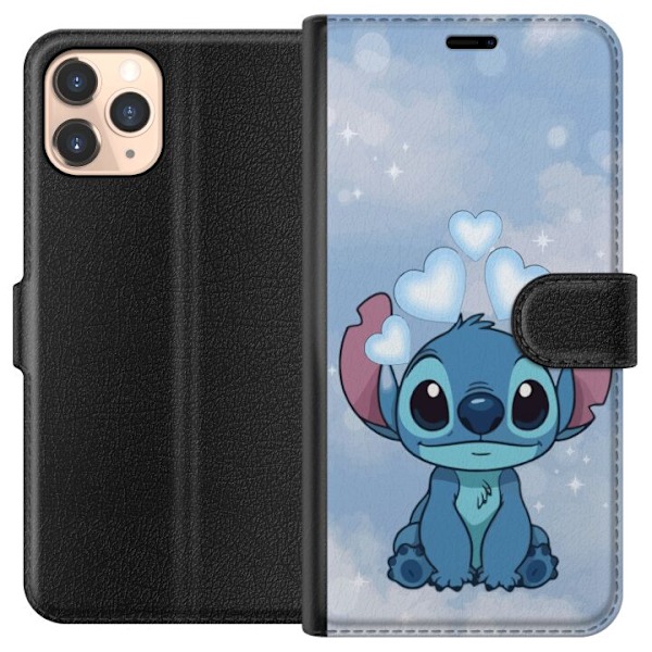 Apple iPhone 11 Pro Plånboksfodral Stitch Hoppande Glädje – Rolig Design för Present