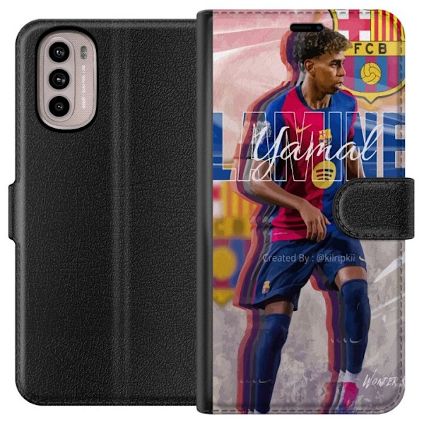 Motorola Moto G31 Lommeboketui Lamine Yamal FCB