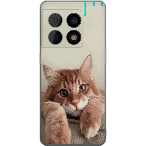 OnePlus 10 Pro Gjennomsiktig deksel Katt