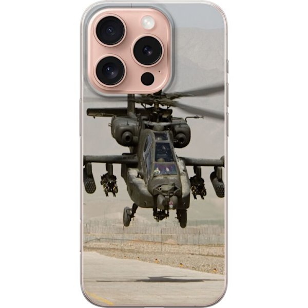 Apple iPhone 16 Pro Läpinäkyvä kuori AH-64 Apache Attack He