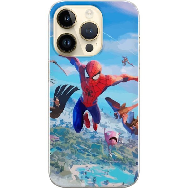 Apple iPhone 14 Pro Gennemsigtig cover Fortnite Spiderman