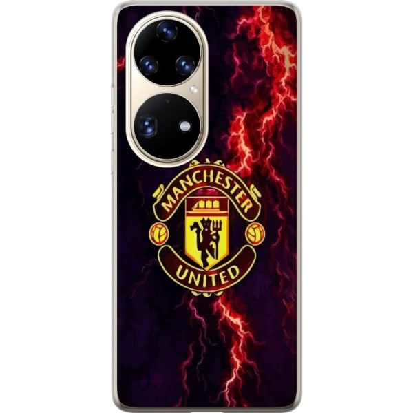 Huawei P50 Pro Läpinäkyvä kuori Manchester United