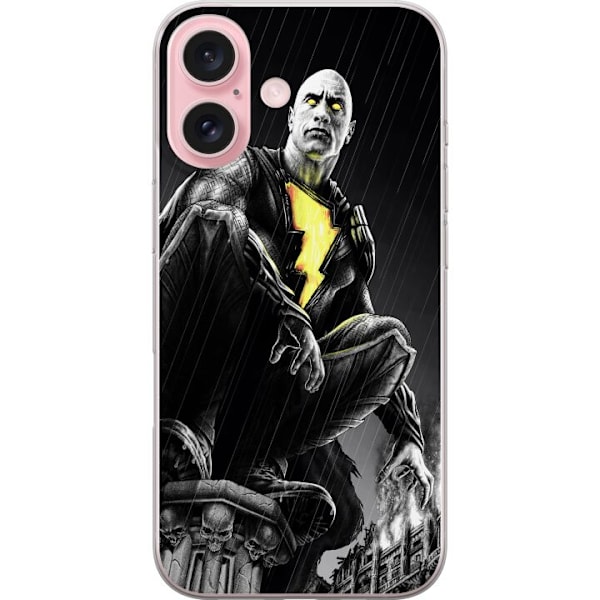 Apple iPhone 16 Genomskinligt Skal Black Adam (2022)