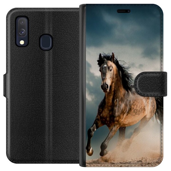 Samsung Galaxy A40 Tegnebogsetui Hest