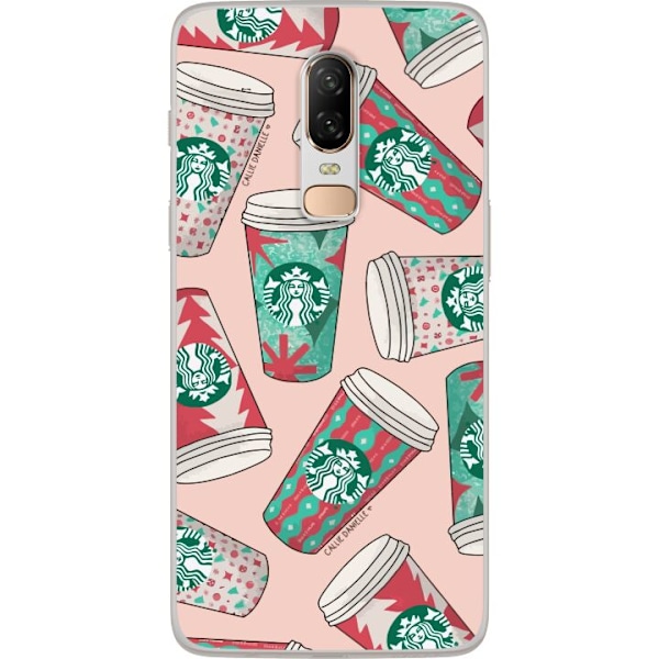 OnePlus 6 Gennemsigtig cover Starbucks