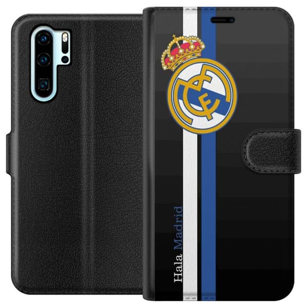 Kompatibel Tegnebogsetui til Huawei P30 Pro Real Madrid