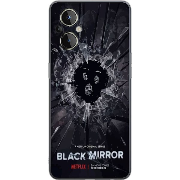 OnePlus Nord N20 5G Läpinäkyvä kuori Black Mirror Sci-Fi Netflix -sarja Dystopia Teknologia Cyberpunk Synkkä TV Videopeli Teema