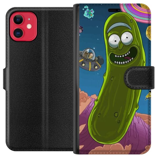 Kompatibel Tegnebogsetui til Apple iPhone 11 Agurk Rick