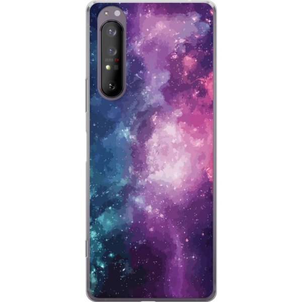 Sony Xperia 1 II Läpinäkyvä kuori Nebula