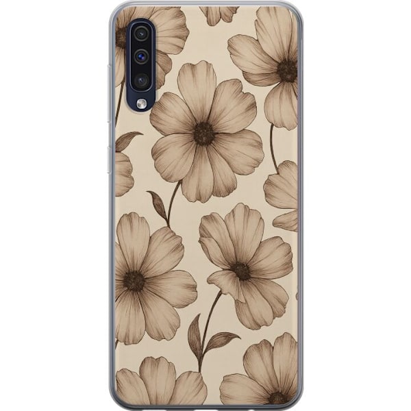 Samsung Galaxy A50 Genomskinligt Skal Pastel Rush
