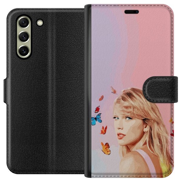 Samsung Galaxy S21 FE 5G Lompakkokotelo Taylor Swift Perhosia