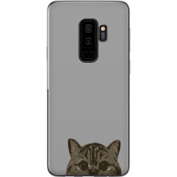 Samsung Galaxy S9+ Gjennomsiktig deksel Grå Kattblikk - stilr