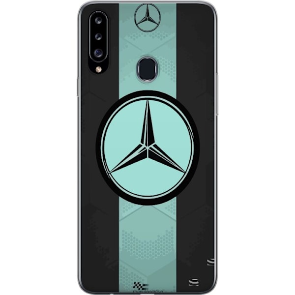 Samsung Galaxy A20s Gennemsigtig cover Mercedes