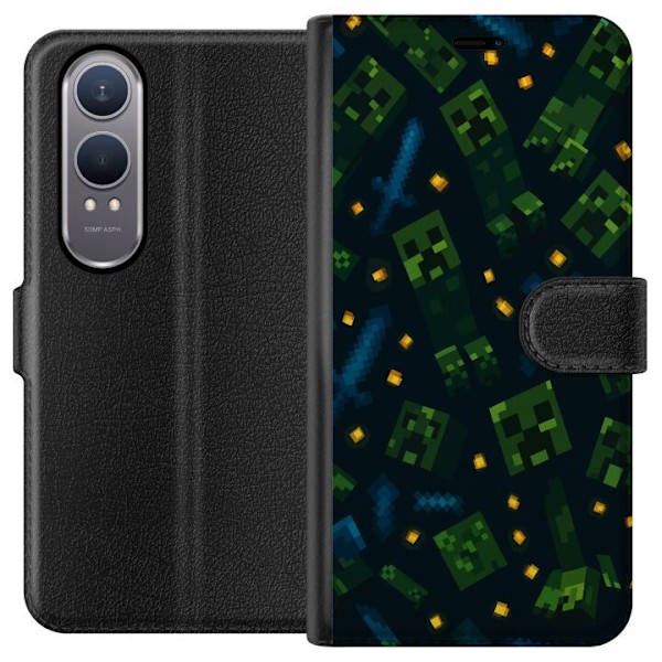 OnePlus Nord CE4 Lite Lompakkokotelo Minecraft Dungeons Mob