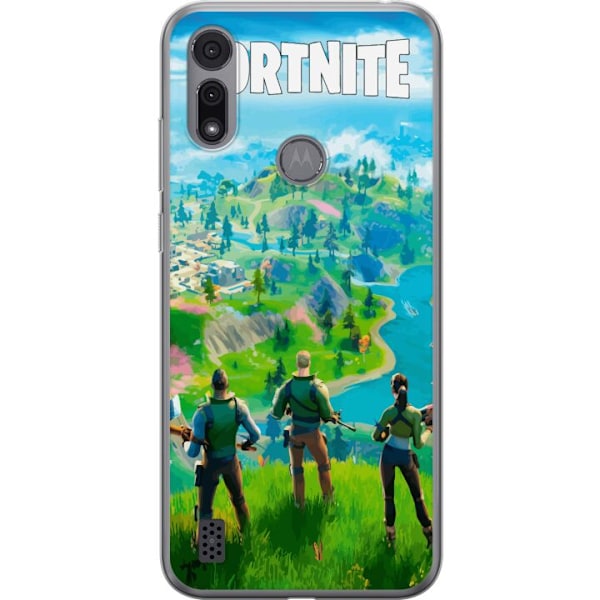 Motorola Moto E6i Genomskinligt Skal Fortnite