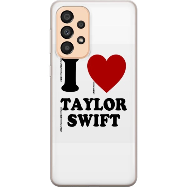Samsung Galaxy A33 5G Gennemsigtig cover Taylor Swift
