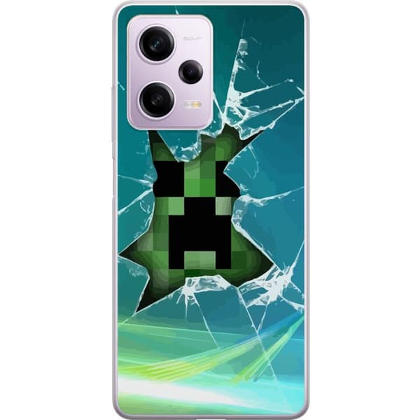 Kompatibelt Mobildeksel til Xiaomi Redmi Note 12 Pro Minecraft
