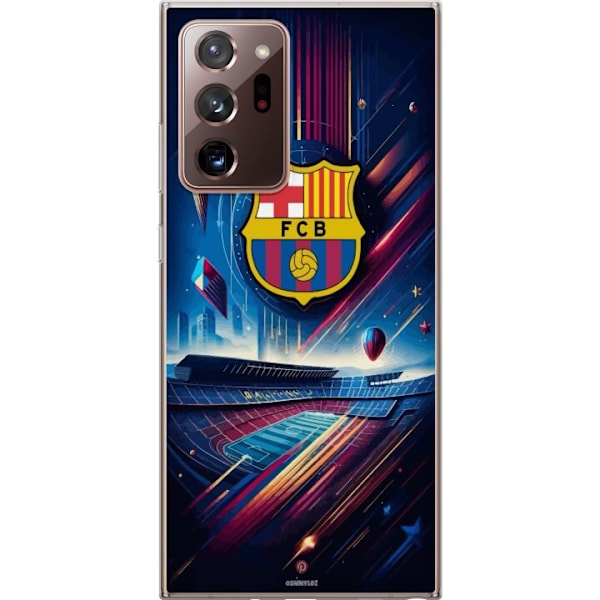 Samsung Galaxy Note20 Ultra Gennemsigtig cover FC Barcelona