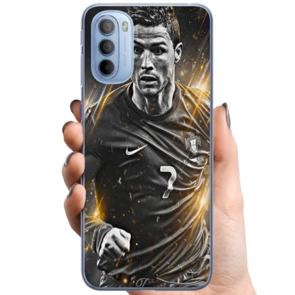 Motorola Moto G31 TPU Matkapuhelimen kuori Cristiano Ronaldo