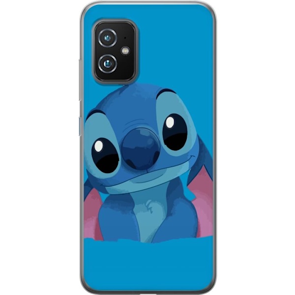 Asus Zenfone 8 Läpinäkyvä kuori Stitch Sininen