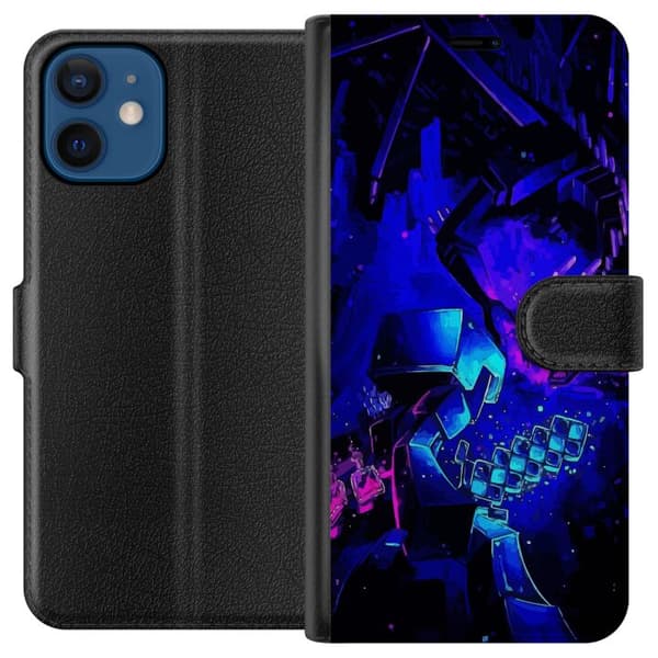 Kompatibelt Plånboksfodral till Apple iPhone 12 mini Minecraft
