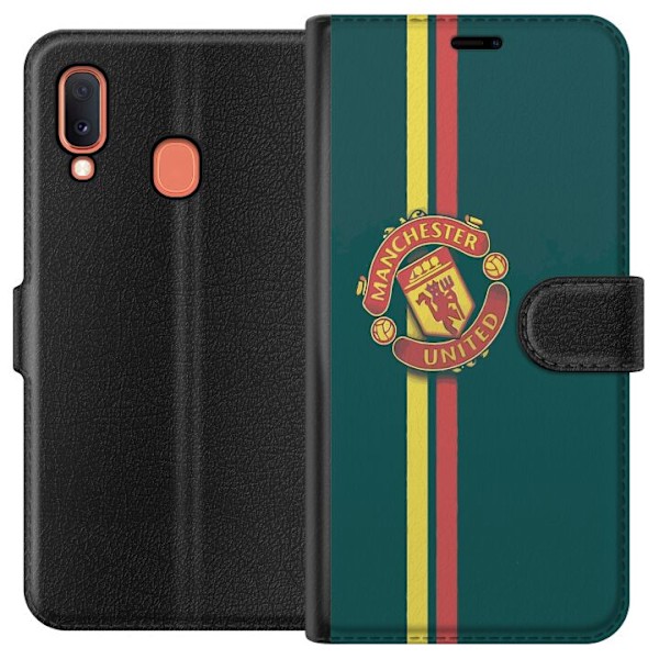 Samsung Galaxy A20e Tegnebogsetui Manchester United F.C.