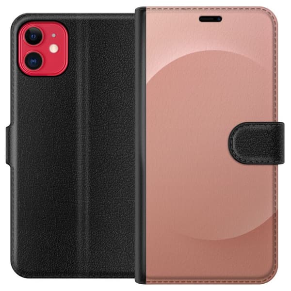 Kompatibel Tegnebogsetui til Apple iPhone 11 Rose Punkt