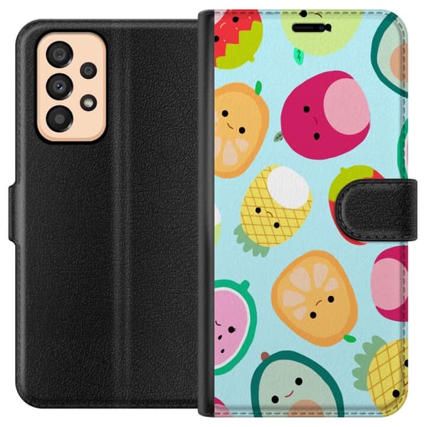 Kompatibelt Plånboksfodral till Samsung Galaxy A33 5G Squishmallow
